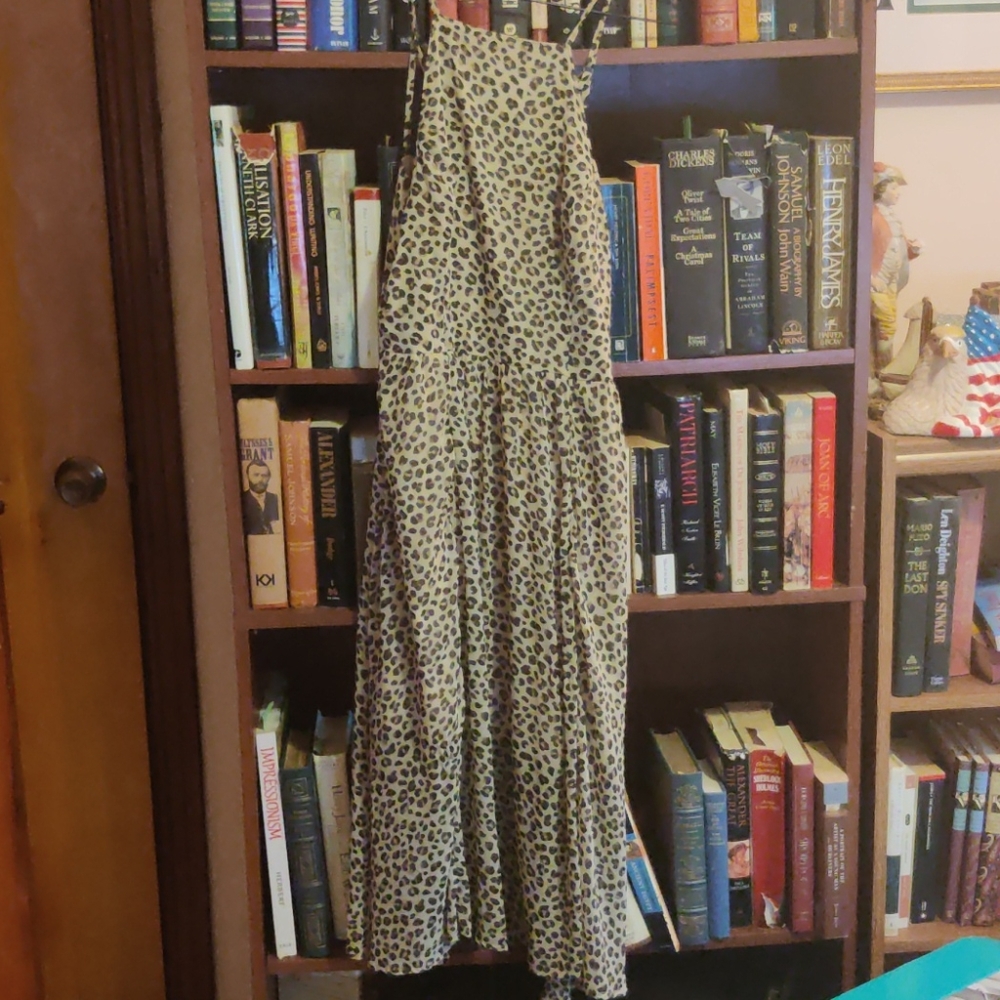 Abercrombie and Fitch vintage cheetah print dress
